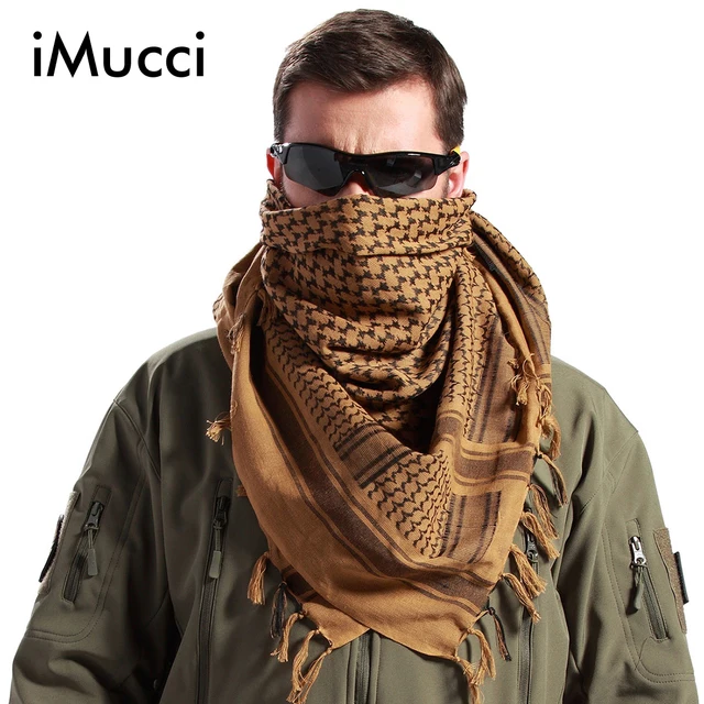 Buy iMucci Men Winter Military Windproof Scarf Muslim