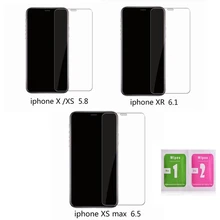 Protective Tempered Glass For iphone X XS max XR Glass Screen Protector Glass On iphone iphone