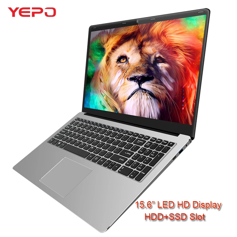 

YEPO Laptop 15.6'' Intel Apollo Quad Core Ultra-thin Gaming Laptops Notebook With LED FHD Screen 6G RAM Ultrabook with HDD SSD