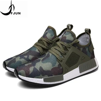 

FJUN Camouflage Running shoes For Men Army Fans Mesh Breathable Soft Air Sole Sneakers Deodorant Insole Running Shoes RZ79