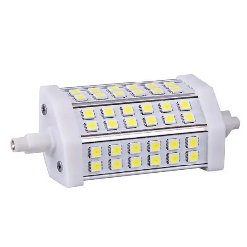 R7S 118 мм ампулы затемнения 5050 SMD 36LED Blanc CHAUD 10 Вт теплый белый/белый 85-265vac заменить галогенные прожектора бесплатная доставка