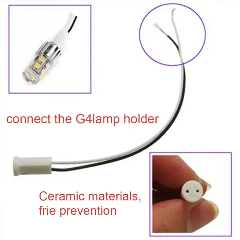 10 шт./лот 50 в 2A G4 База g4 разъем специальный керамический g4 держатель головки провода разъем G4 керамическое s основание патронов Лидер продаж