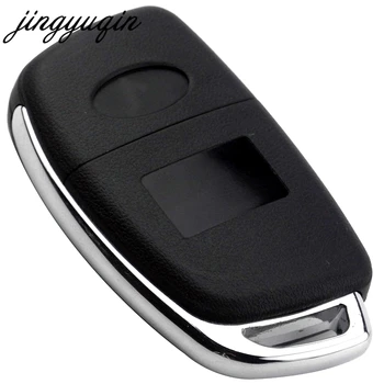 Keyforkess HY15/HY20/TOY40 Flip Remote Key Shell Fob per Hyundai Solaris ix35 ix45 ELANTRA Santa Fe HB20 Verna Solaris 3 pulsanti - Jingyuqin HY15 HY20 TOY40 Flip Remote Key Shell Fob per Hyundai Solaris ix35 ix45 ELANTRA