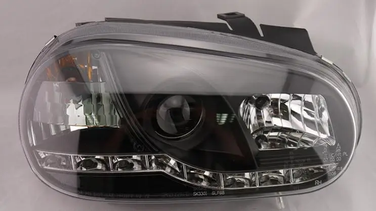 VLAND Заводская Автомобильная фара для гольфа MK4 2003 2004 2005 2006 LED светильник GTI H7 Bi-Xenon HID объектив Plug And Play водонепроницаемый