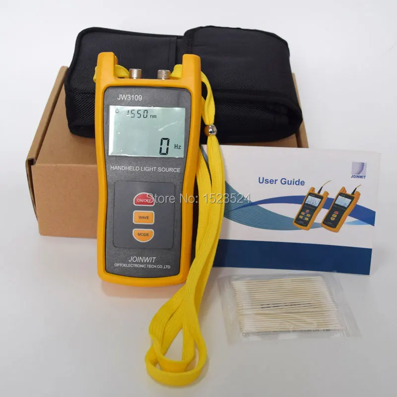 

JW3109 SM&MM 4 Wavelength 850/1300/1310/1550nm Handheld Fiber Optical Light Source