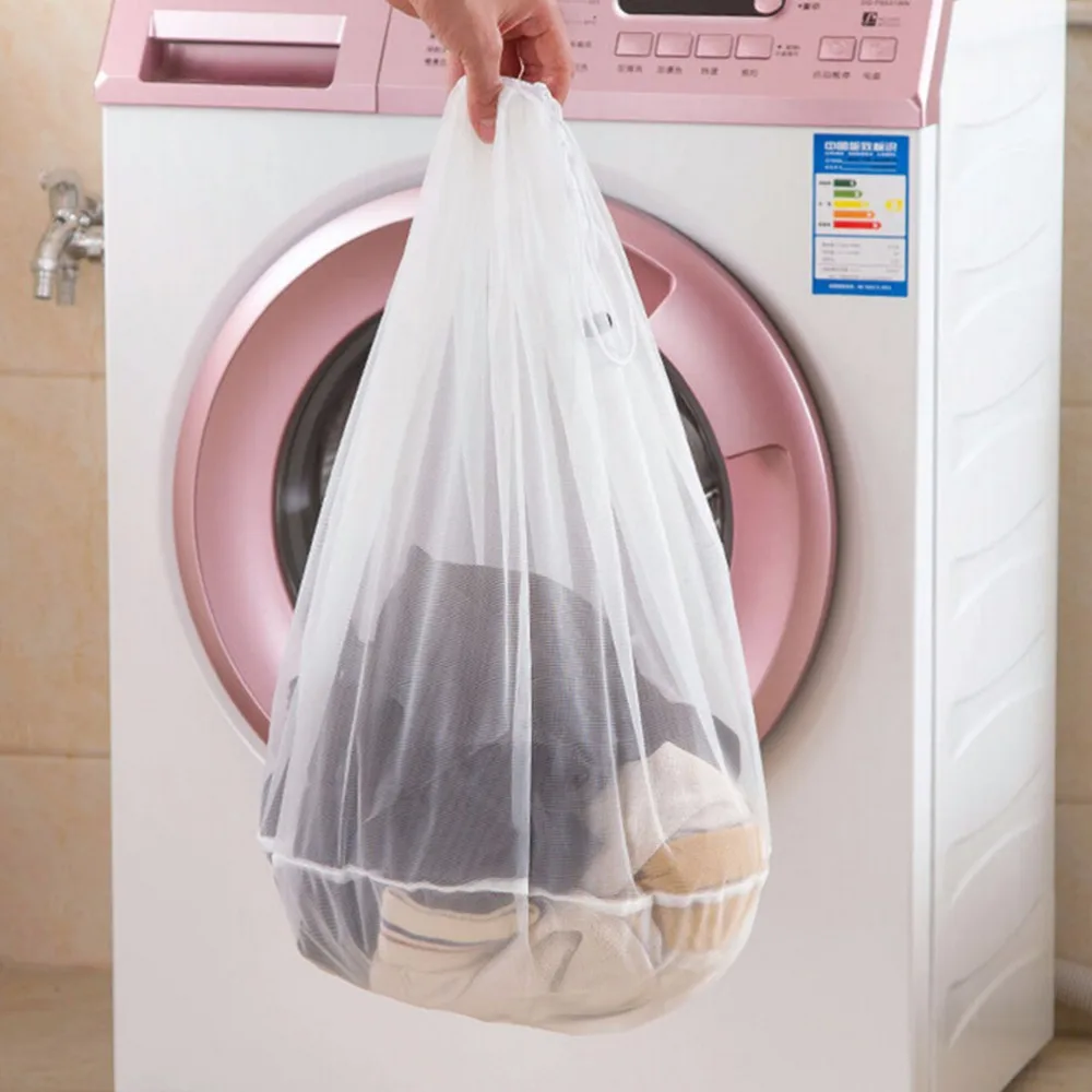 4 sizes Foldable Delicates Lingerie Bra Socks Underwear Machine Washing Clothes Protection Net Mesh Laundry Wash Bags | Дом и сад