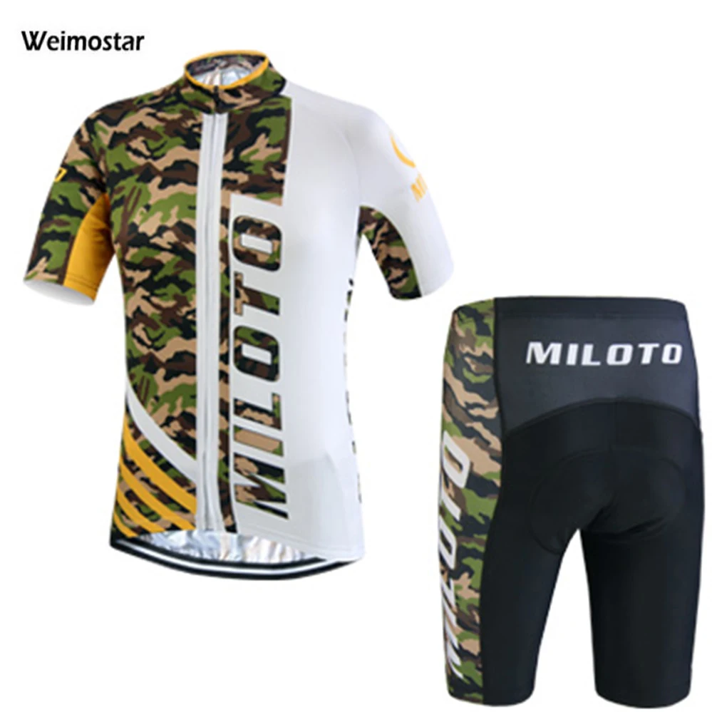 

Weimostar 2017 Cycling Jersey Bicycle Team Short Sleeve Summer Cycling Set Bike Anti-sweat Jersey