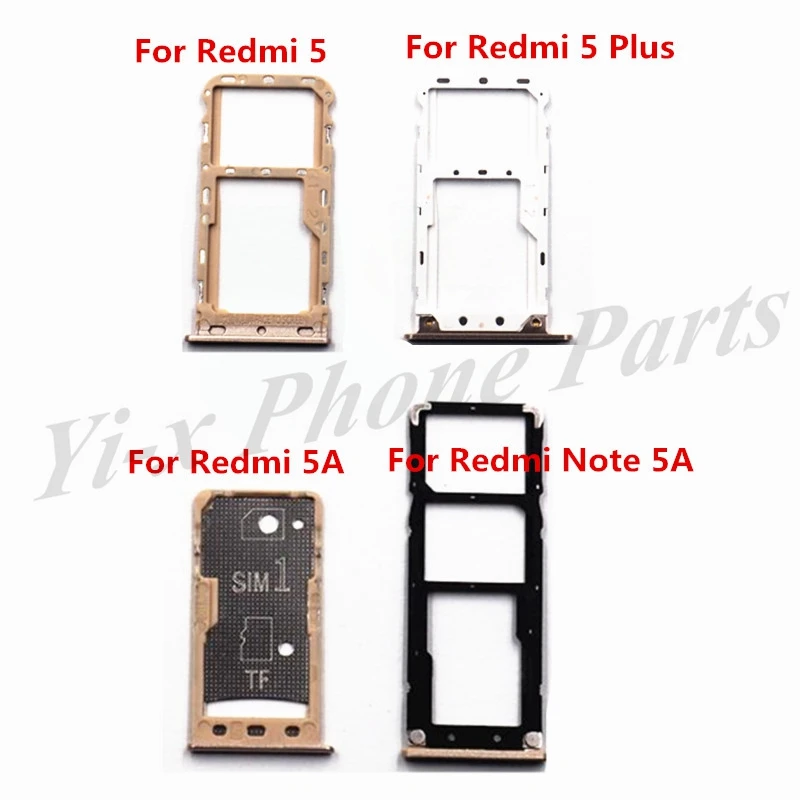 Sim Card Tray Holder For Xiaomi Redmi 5 Redmi 5 Plus Redmi 5a