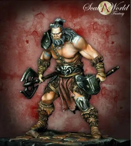 1/24 Scale 75mm Resin figure Savage warrior | Игрушки и хобби