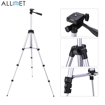 

ALLOET 650mm Portable Professional Camera Tripod Stand With 1/4" Screw 360 Swivel Fluid Head Tripod Holder For Digital Camera