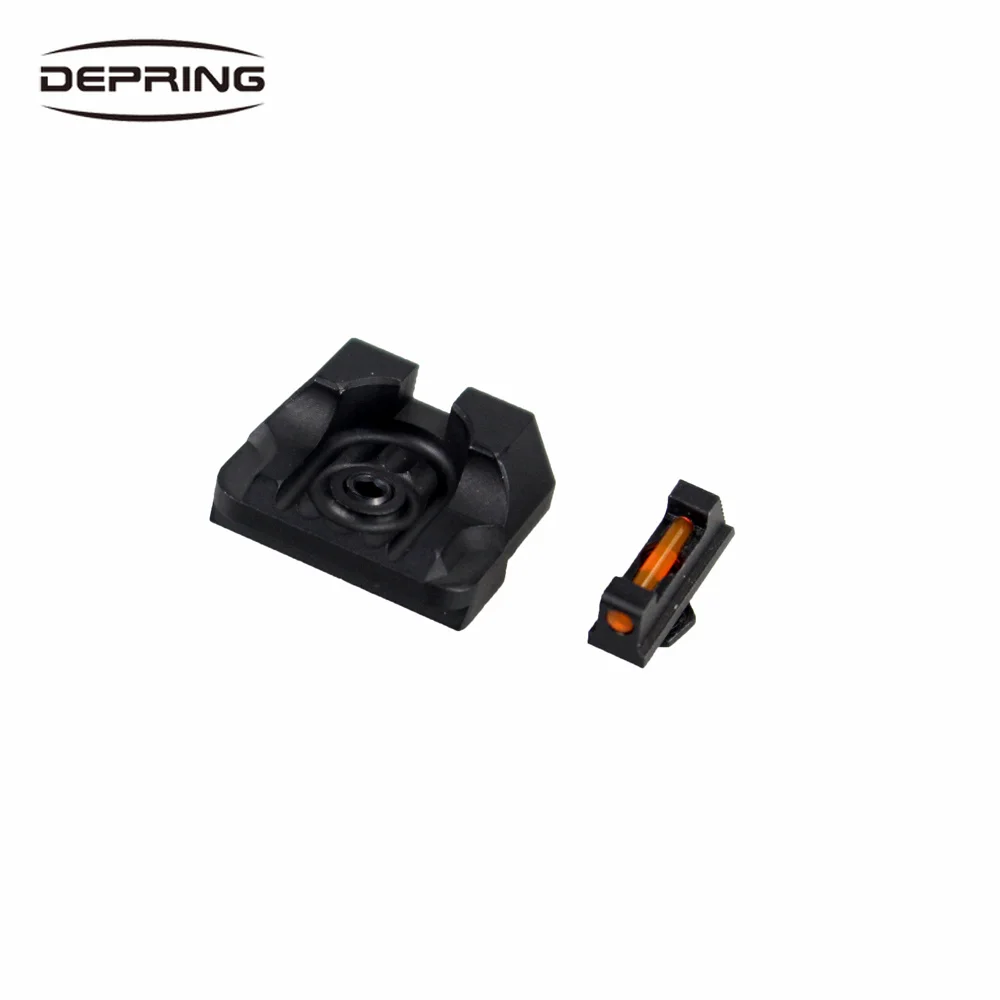 

Red Fiber Optic Front with Combat Black Rear Sights Set for Glock Standard Models