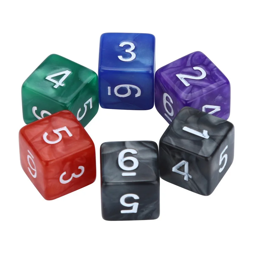 Digital Dice For TRPG Game Dungeons & Dragons Polyhedral D4-D20 Multi Sided Acrylic Dice A perfect gift 6710pcs dice #2h07 (13)