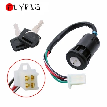 

FLYPIG 4 Wires Ignition Switch Key FOR Honda CR60 CR80 CR80R CR80RB CR85R CR85RB CRF50F CRF70F CRF80F CRF100F XR50R XR200 XR250
