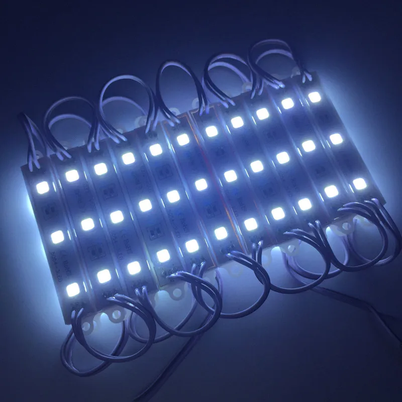 Суперяркий SMD 5054 светодиодный модуль светодиодный рекламный светильник Модуль для знак DC12V 3 светодиодный 3*0,5 Вт 1,5 водонепроницаемый 75(Д)* 12 мм(Ш)* 6(H) CE