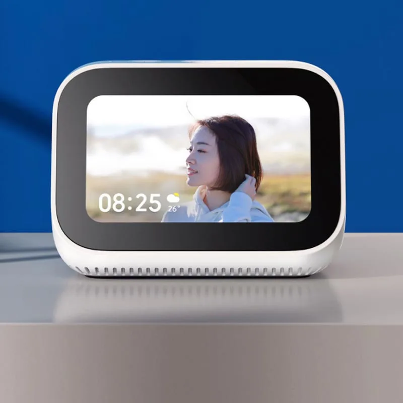  Original Xiaomi AI Touch Screen Speaker Bluetooth 5.0 Digital Display Alarm Clock WiFi Smart Connec