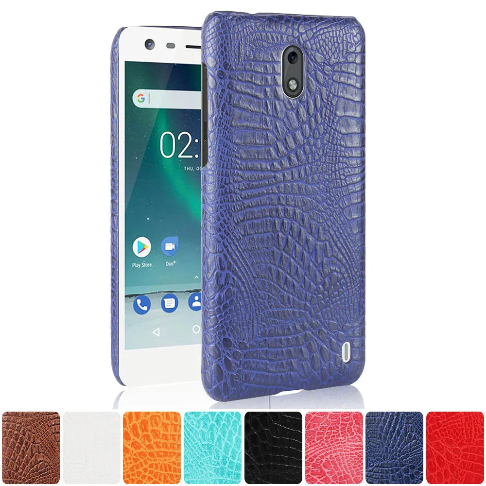 Кожаный чехол для Nokia 2 TA-1029 TA-1035 чехол-бампер телефона Nokia2 TA 1035 1029 Жесткий ПК |