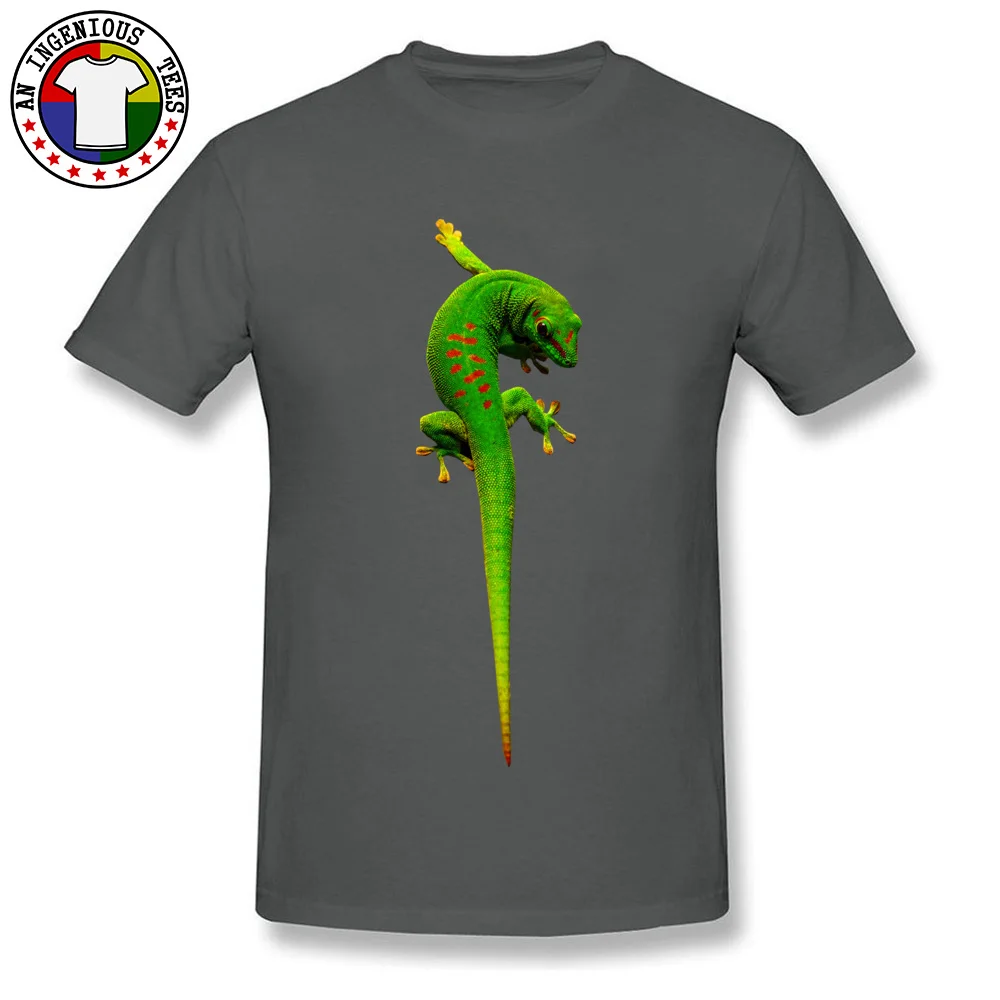gecko O-Neck T-shirts Summer Fall T Shirt Short Sleeve 2018 Fashion Cotton Fabric Summer Tee Shirt 3D Printed Male gecko carbon