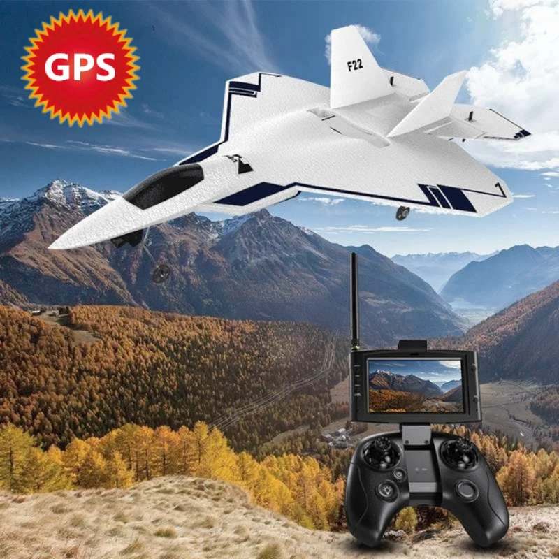 2019 GPS FPV Remote Control Aircraft F22 Fixed High Key Return Function