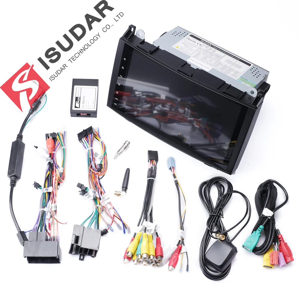 Top Isudar 2 Din Auto Radio Android 9 For Mercedes/Benz/Sprinter/Viano/Vito/B-class/B200/B180 Car Multimedia Video DVD Player GPS FM 5