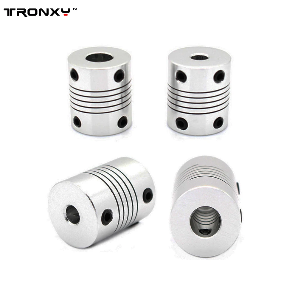 

TRONXY 1PC Flexible Shaft Coupler For Stepper Motor Aluminum Alloy Z Axis 3D Printer Parts Printing Accessories 5*5*25MM 5*8*25