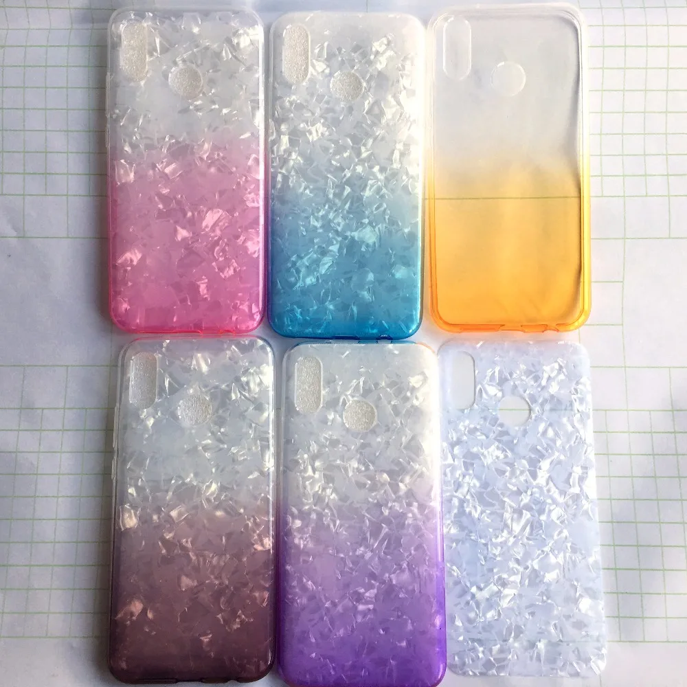 Gradient Colorful Conch Shell Cases For Xiaomi Mi 8 Mix 2S 6 6X A1 5X Soft Cover Redmi 5 5Plus 4A 4X 5A Note 4 Pro Case |