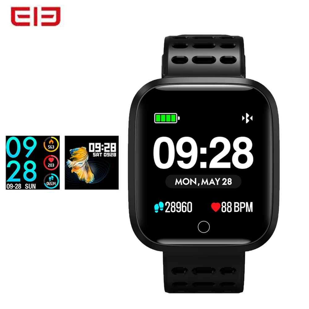 

Elephone W3 Waterproof Smart Bracelet Countdown Heart Rate Monitor Bluetooth Fitness Tracker Smart Watch for IOS/Android