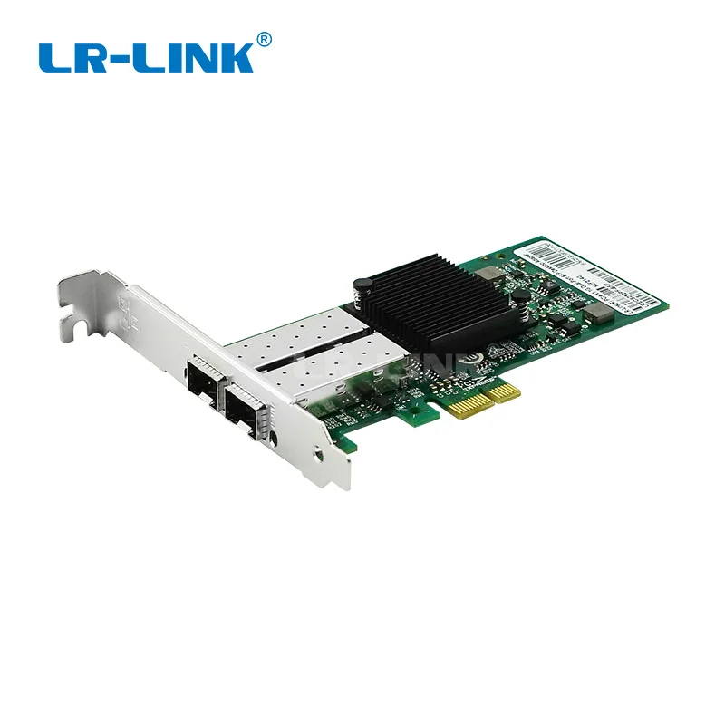 LR-LINK 9252PF-2SFP Ethernet-коммутатор для подключения оптоволоконного кабеля оптический Lan адаптер PCI-Express x1 Двухпортовая сетевая карта Intel I350-F2 Совместимость