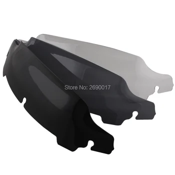 

4.5" Wave Windshield High Quality ABS Plastic Fits For Harley Touring Electra FLHT FLHX 2014-up Black Smoke Clear