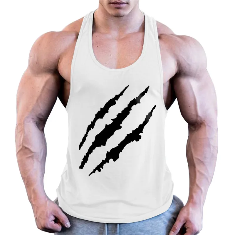 

New fashion cotton sleeveless shirts tank top men Fitness shirt mens singlet Bodybuilding workout gym vest fitness men