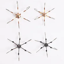 Свинец/медь 6 когти краб-крючок стальной крючок для наживки свинцовая головка рыболовный крючок кальмар рыболовные Крючки снасти Pesca аксессуары