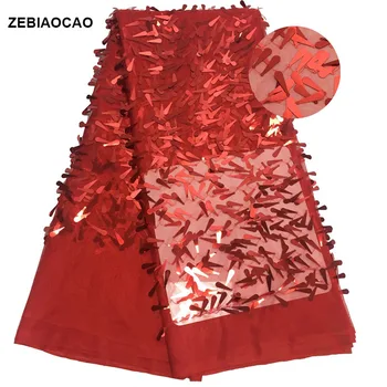 

Royal blue Latest Nigerian Sequins Lace Fabrics 2020 High Quality Tulle African Laces Fabric Wedding Dress French Lace Material