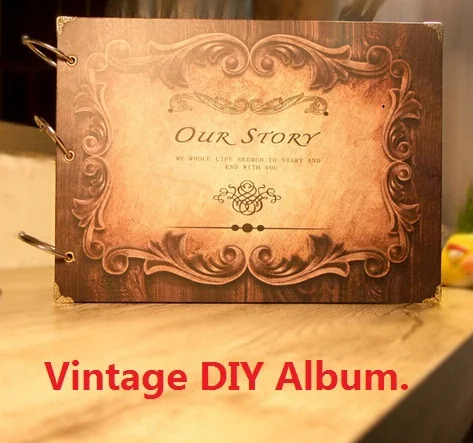 

Hot Selling Wholesale new arrival fashon korea cute fashion Our Story series Kraft Paper photo albumphotograph book .good qua