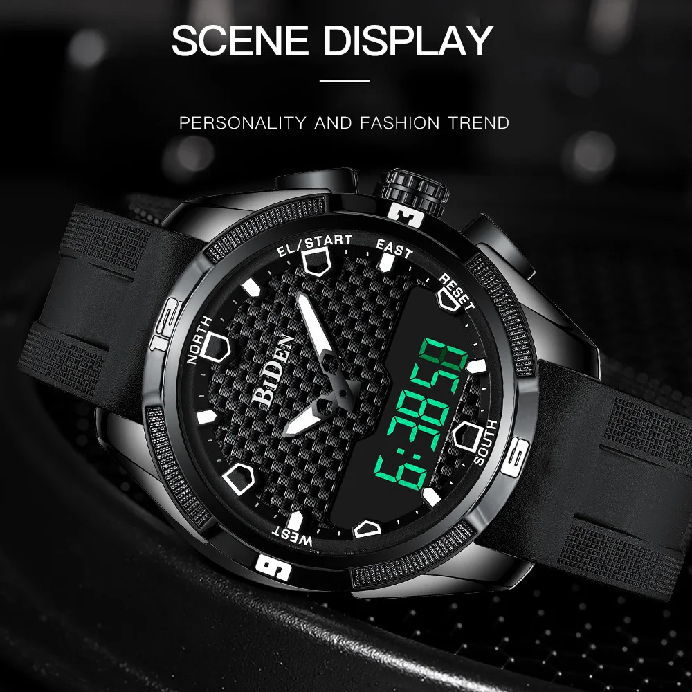 

Men Military Watch Waterproof Wristwatch LED Quartz Clock Fashion Sport Watch Male relogio masculino S Shock Watch Men 2019 New