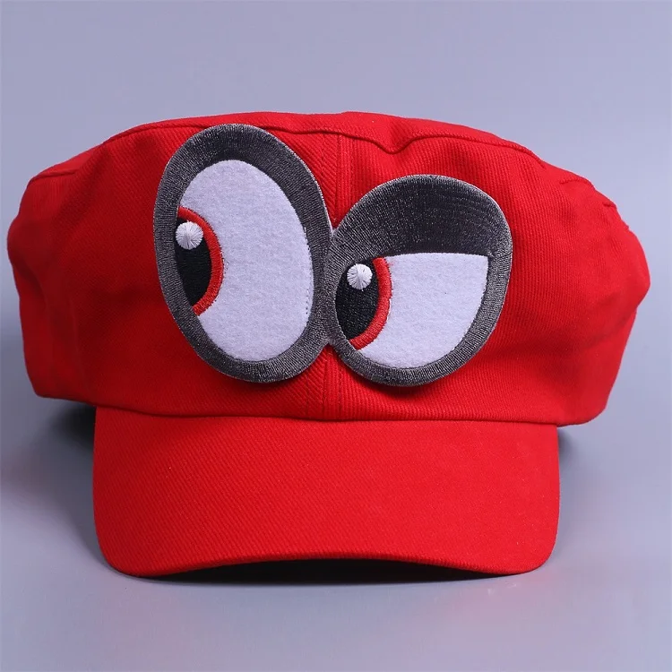 Game Super Mario Odyssey Cap Cosplay Red Mario Hat Adult Kids Halloween Prop New