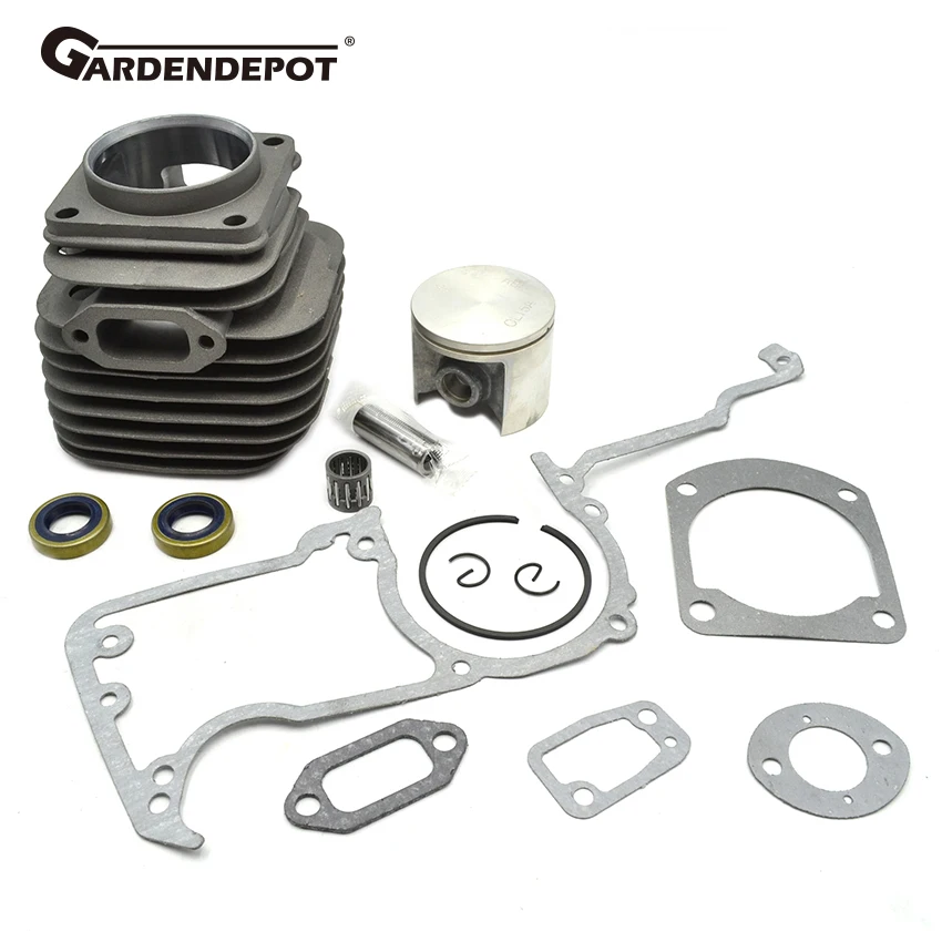 

50mm Cylinder Piston Bearing Gasket Crankshaft Oil Seal Kit Fits HUSQVARNA 268 268K OEM # 503 61 10 71