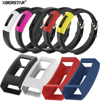 

10pcs Silicon Rubber Case Cover for Fitbit Alta Alta HR Fitness Tracker Wristband Sleeve Protector