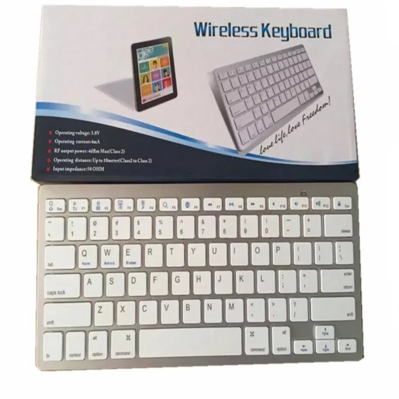 Беспроводная Bluetooth клавиатура для планшета с русской раскладкой|bluetooth keyboard|wireless