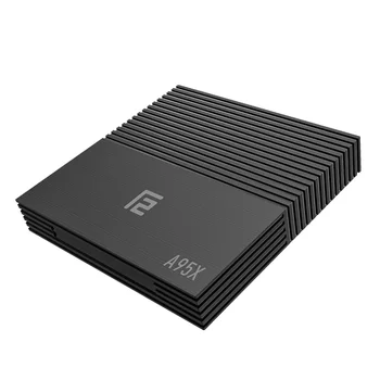 

A95X F2 Android TV Box Android 9.0 Smart Set Top Box Amlogic S905X2 H.265 4K VP9 4GB+32GB 2.4G WiFi HD Media Player Time Display