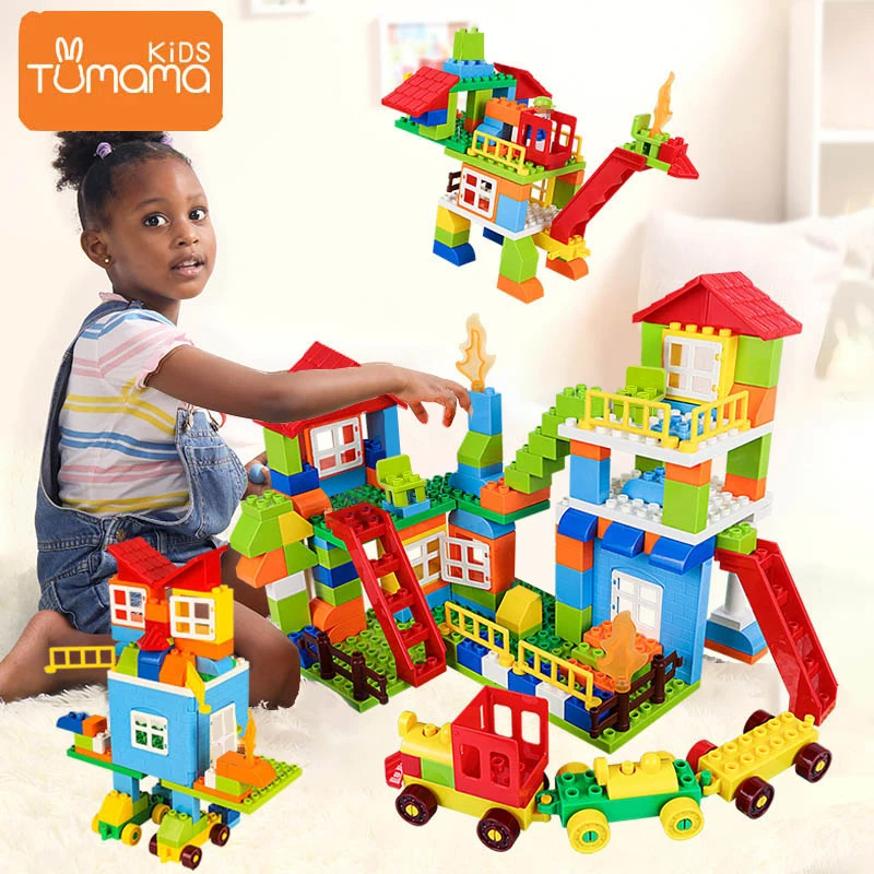 Tumama Blocks 76pcs Big Particle Building Castle RV Owl Model Sets Hobby Toys For Kids | Игрушки и хобби
