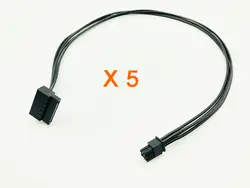 5 шт 45 см MINI 4 Pin SATA SSD Питание для lenovo 510 S 510A M410 M415 B250 материнской 4Pin SATA Интерфейс кабель