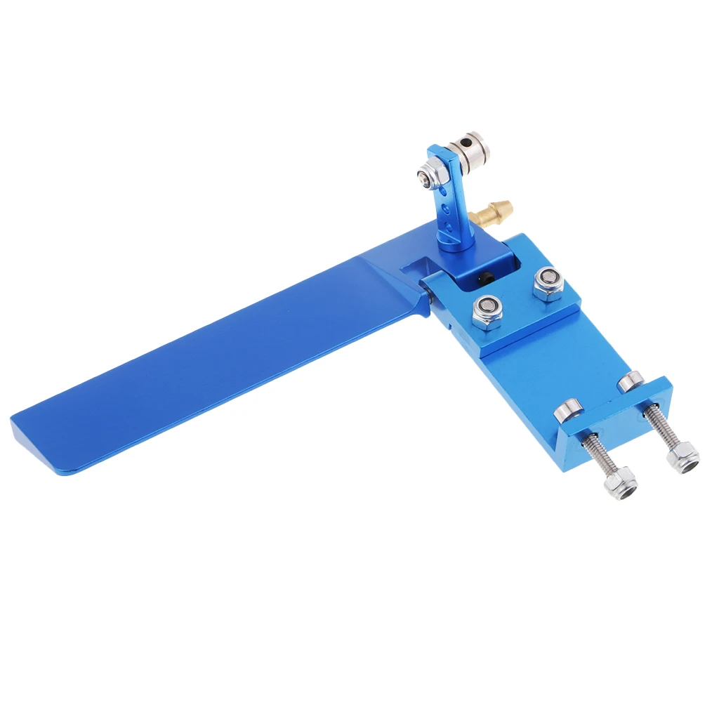95mm Aluminium Alloy RC Boat Water Rudder Absorbing Steering Rudder Cooling Water Pickup Suction Device for RC Boats CNC Parts