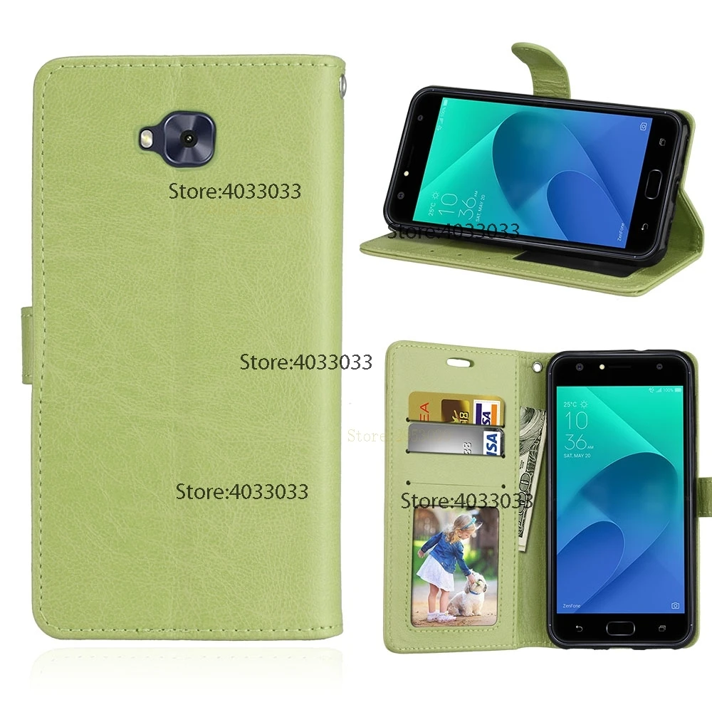 Флип чехол для Asus ZenFone 4 ZD553KL ZD 553KL ZD553 KL бампер ZenFone4 селфи Глобальный 553 телефон