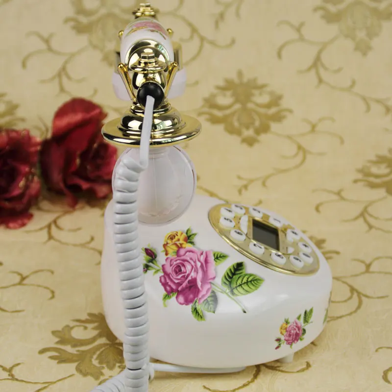 European pastoral style antique antique set decorative gift telephone European pastoral style antique antique set decorative gift telephone