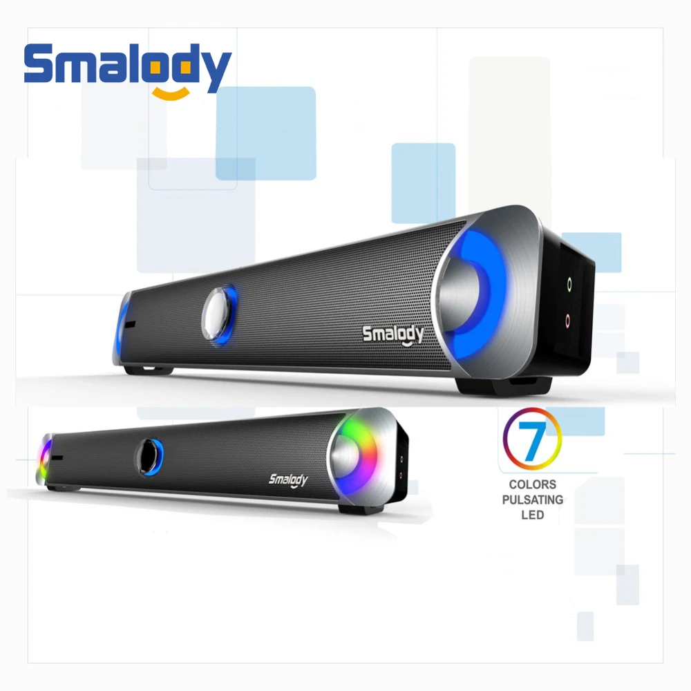 Smalody мультимедиа динамик Саундбар HIFI резонирующий корпус сабвуфера 10 Вт 2 0 стерео