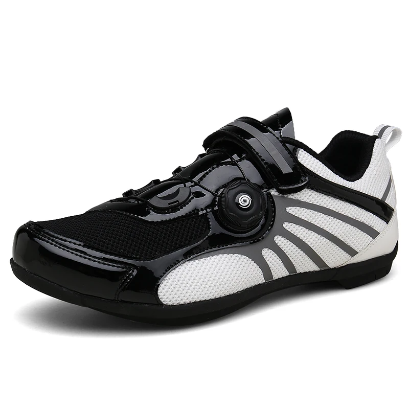 Transpirable Pro Auto-bloqueo Ciclismo Zapatos carretera bicicleta Zapatos ultraligero Atlético carreras Zapatillas Zapatos Ciclismo