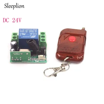 

Sleeplion LED Light Motor 24V 10A Relay 1CH wireless Remote Control Switch Transmitter+ Receiver On/Off