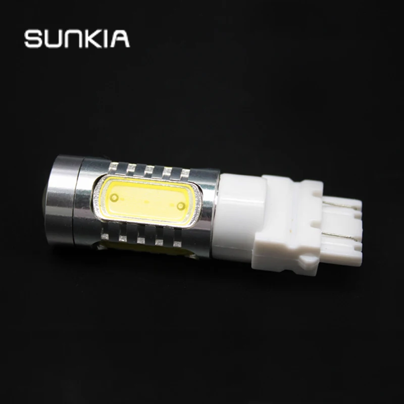 

1PCS/LOT T25 Brake Lights 3157 LED Bulb Super White High Powr 7.5W Rear Turn Light Bulb Lamp Free Shipping