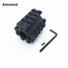 Тактический 20 мм рейку бочка крепление низкий профиль Quad-rail газовый блок для 0,75 дюймов баррель Ar 15