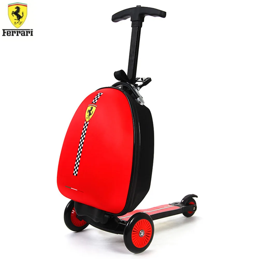

Foldable Ferrari FXA45 Scooter Adjustable Height Rod Lock Unique Scooter Skateboard with Luggage Bag Outdoor Toys Gift Ferraris