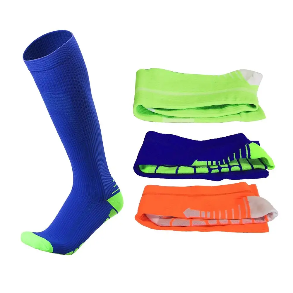 1 Pair Long Soccer Socks Running Football Leg Support Sport Socks